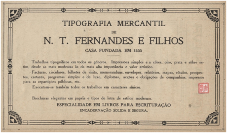 Tipografia N. T. Fernandes I